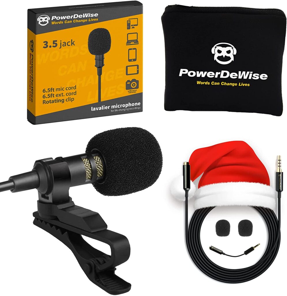 Best Mic for Motovlogging - PowerDeWise Lavalier Lapel