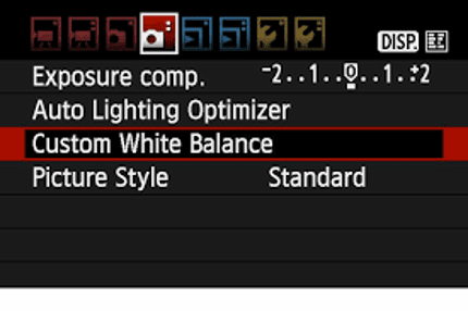 Canon G7X Mark II white balance