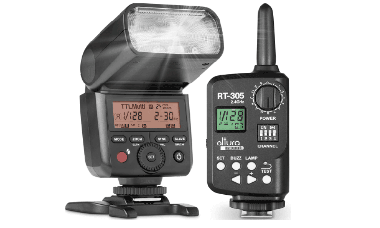 External Flash for Sony Cameras