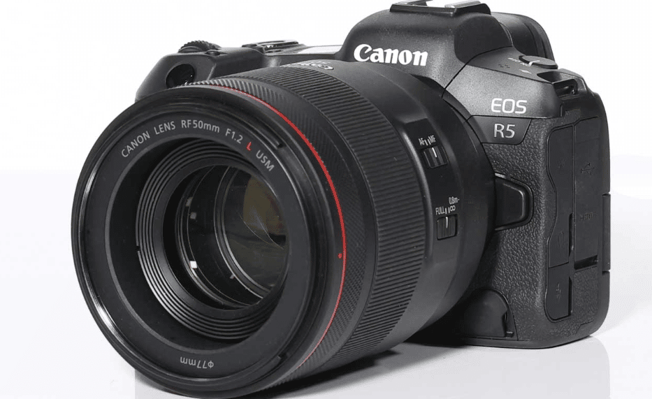 Canon EOS R5 Cámara sin Espejo de fotograma Completo - Video 8K, Sensor  CMOS de fotograma Completo de 45 megapíxeles, procesador de Imagen DIGIC X,  Obturador mecánico de hasta 12 fps (Solo